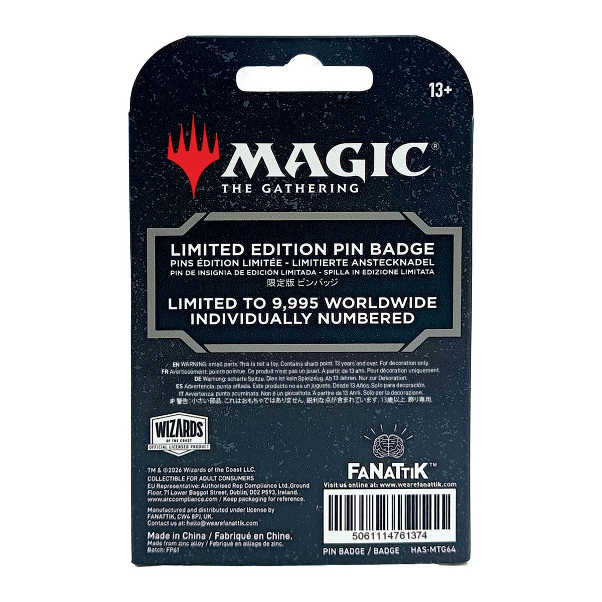 Magic: The Gathering – Limited Edition Planeswalker Pin Badge Pin Set - Tophatter Daily Deals
