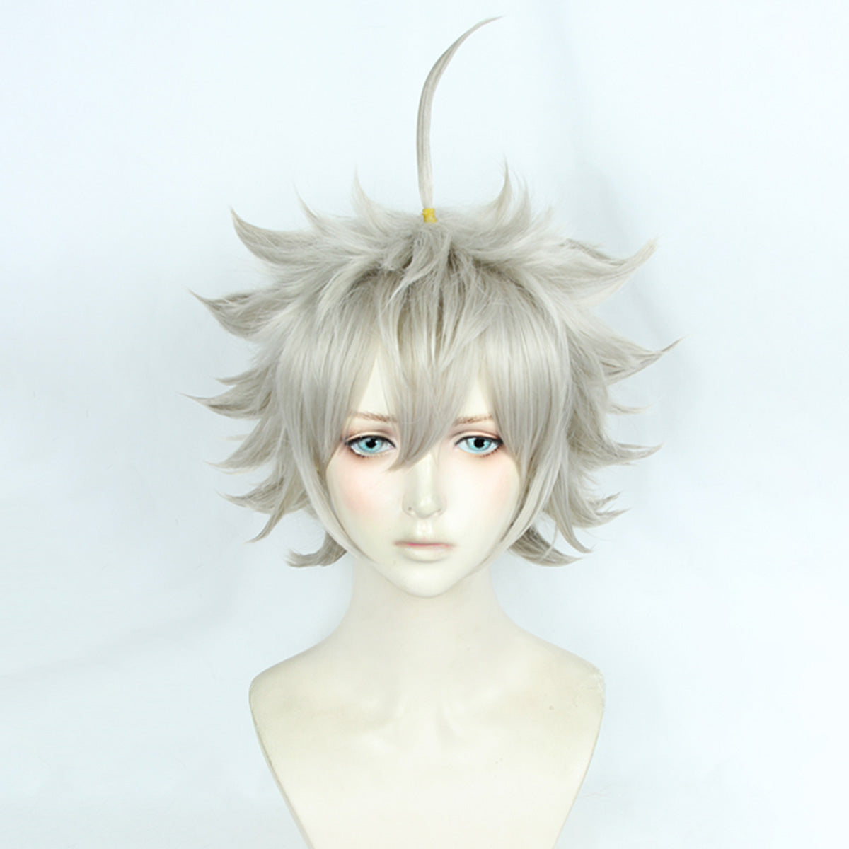 Black Clover Asta Light Yellow Gray Cosplay Wig Wig - Tophatter Daily Deals