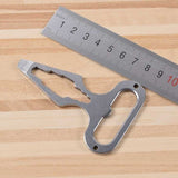 Full Stainless Self Defense Keychain Stinger Tool Brass Knuckles - Tophatter Daily Deals