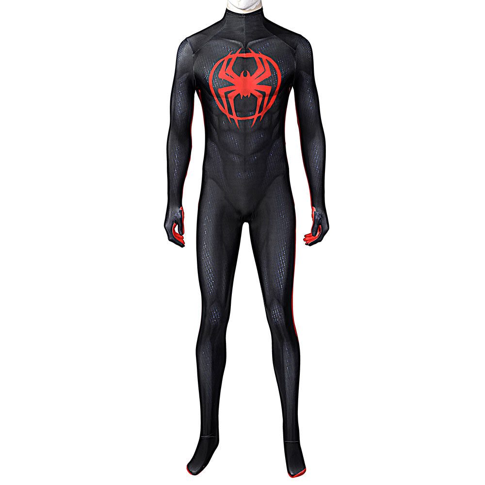 MAV Spider-Man: Across The Spider-Verse Miles Morales Jumpsuit Zentai Cosplay Costume - Tophatter Daily Deals