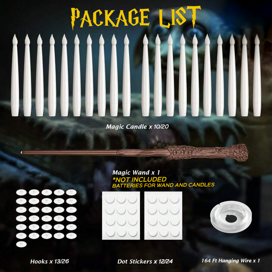 Tophatter's Inc. Floating Wedding Candles – Flameless LED Set for Romantic Event Lighting - Tophatter Daily Deals