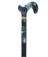 HD Pattern Designer Cane - Matching Handle & Shaft - Durable Adjustable Aluminum - Tophatter Daily Deals