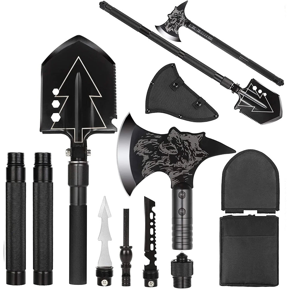 Camping Shovel Axe - Tophatter Daily Deals