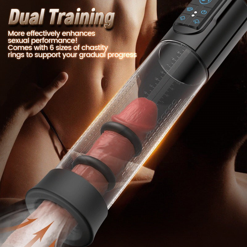 AcmeJoy 3-in-1 Design 3 Vacuum Suction Automatic Suction Penis Pump Penis Pumps - Tophatter Daily Deals