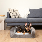 PupChill™ Cooling Bolster Dog Bed Pet Beds - Tophatter Daily Deals