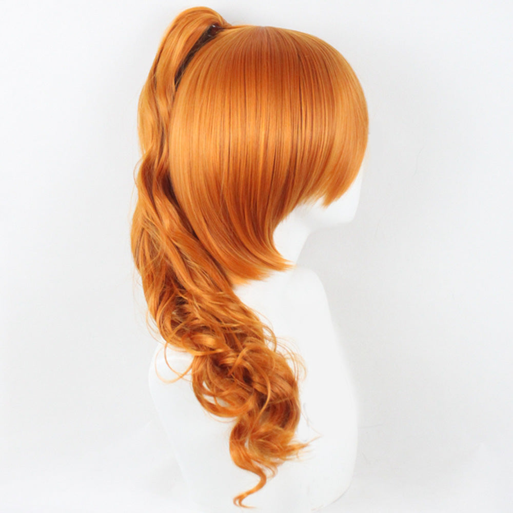 Pokemon Sword and PM Shield Sonia Orange Cosplay Wig Wig - Tophatter Daily Deals