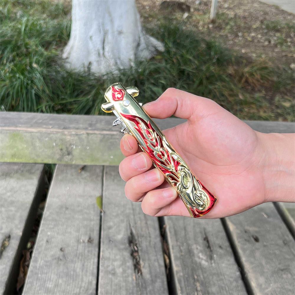 Staff of Homa Game Folding Knife Trainer Replica - Tophatter Daily Deals