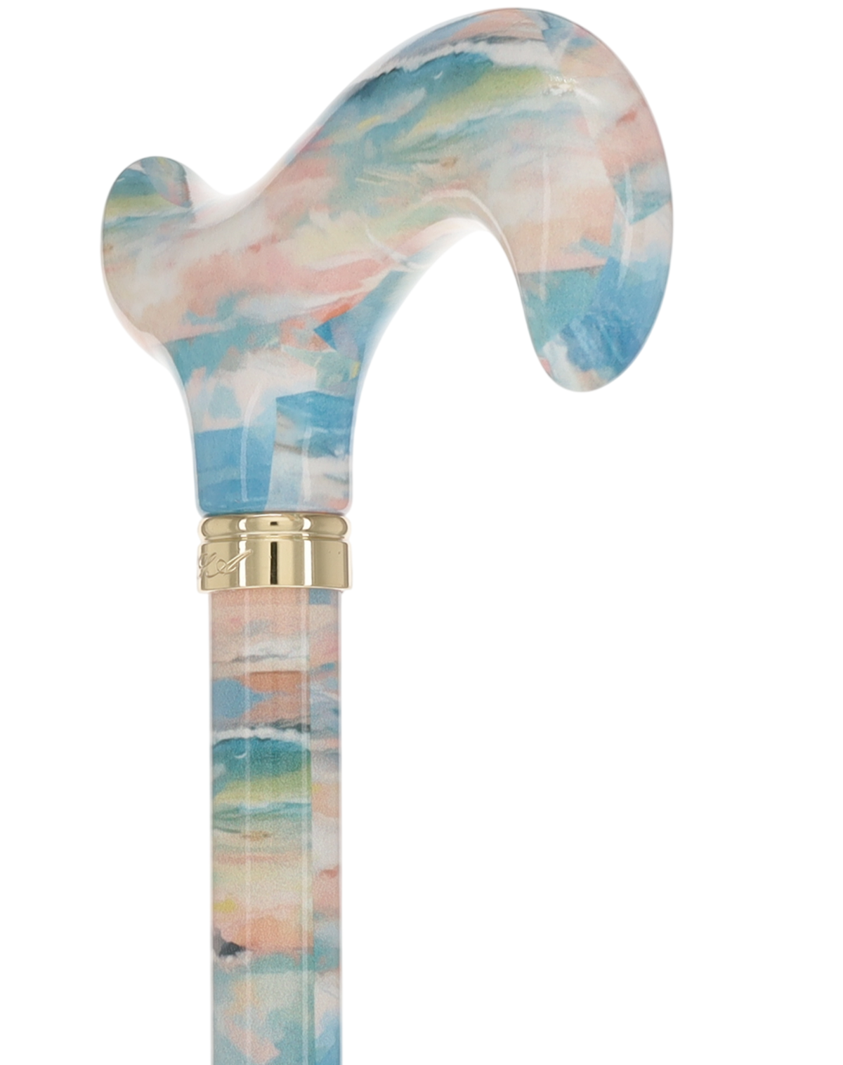 HD Pattern Designer Cane - Matching Handle & Shaft - Durable Adjustable Aluminum - Tophatter Daily Deals