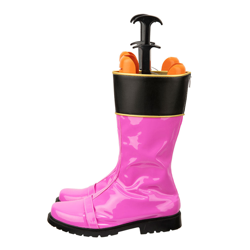 Power Rangers Mystic Force Pink Mystic Ranger Pink Shoes Cosplay Boots Shoes/Boots - Tophatter Daily Deals