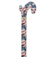 HD Pattern Designer Cane - Matching Handle & Shaft - Durable Adjustable Aluminum - Tophatter Daily Deals