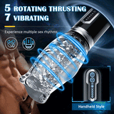 Amber - Telescopic Rotation Masturbation Cup Masturbation Cup - Tophatter Daily Deals