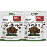 Bison Liver Crisps - 100% Grass-Fed/Finished Old Fashioned 2 Pack Health & Wellness - Tophatter Daily Deals