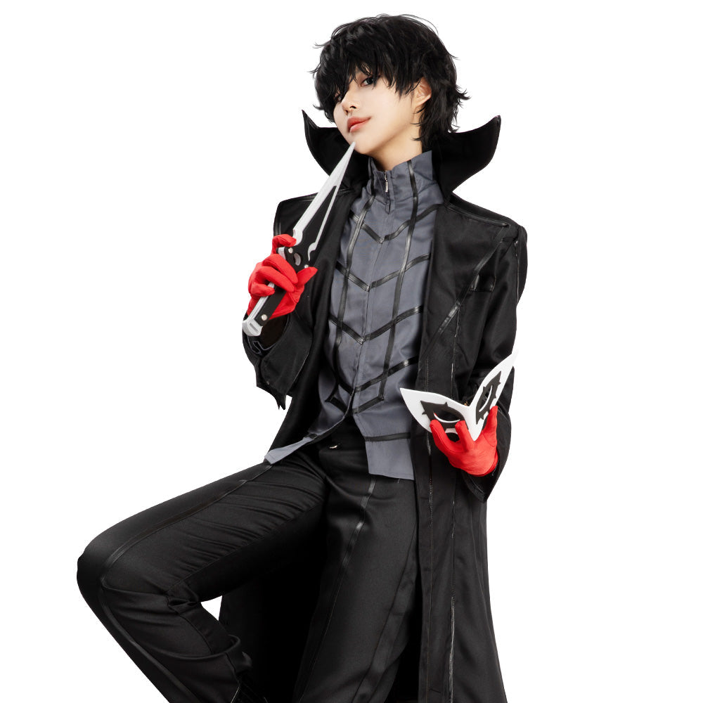 [In stock] Persona 5 Joker Protagonist Akira Kurusu Ren Amamiya Cosplay Costume - Tophatter Daily Deals