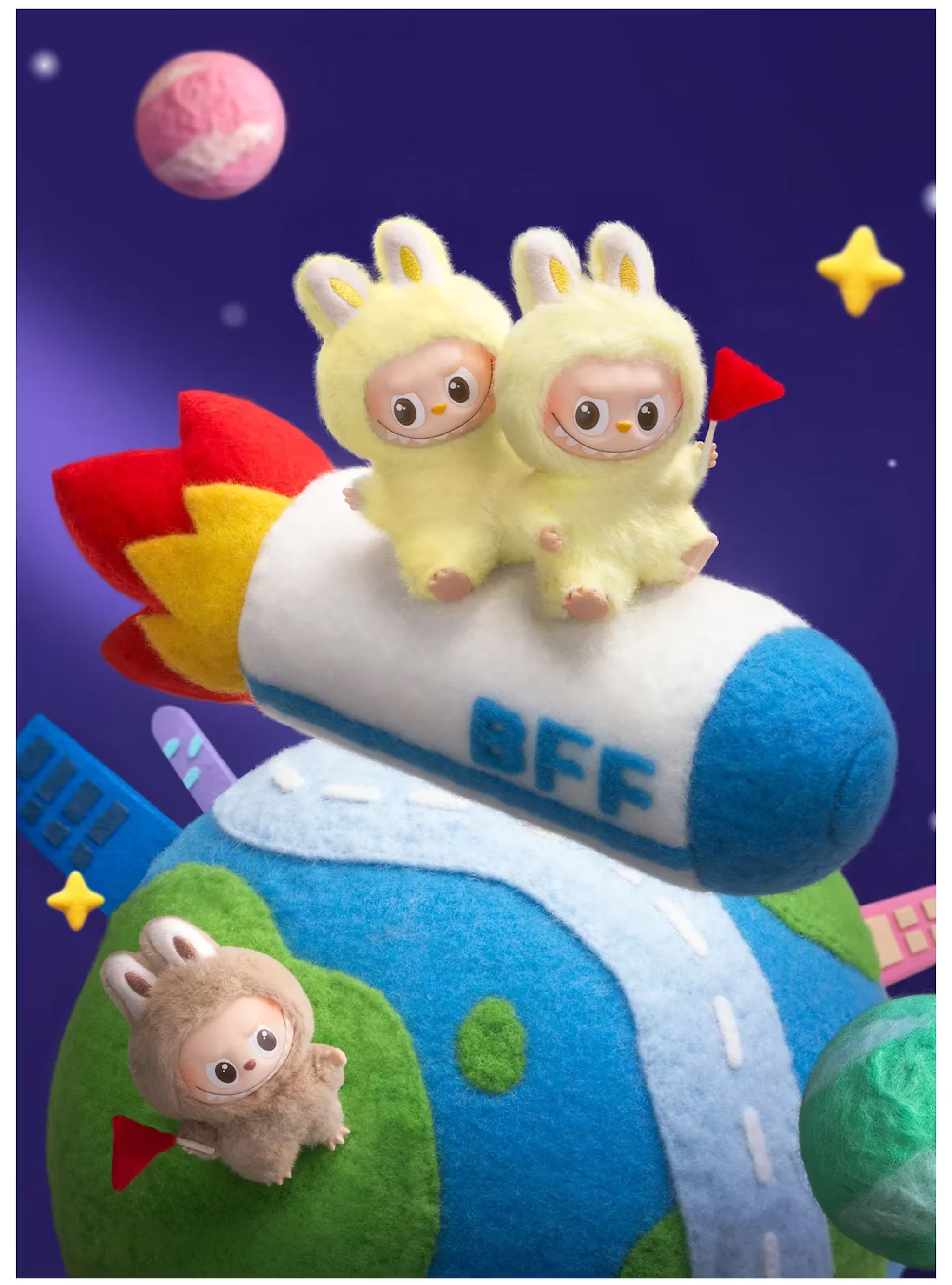 Genuine POP MART Labubu - THE MONSTERS PIN FOR LOVE SERIES - Vinyl Plush Pendant Blind Box (A-M) Mythical - Tophatter Daily Deals