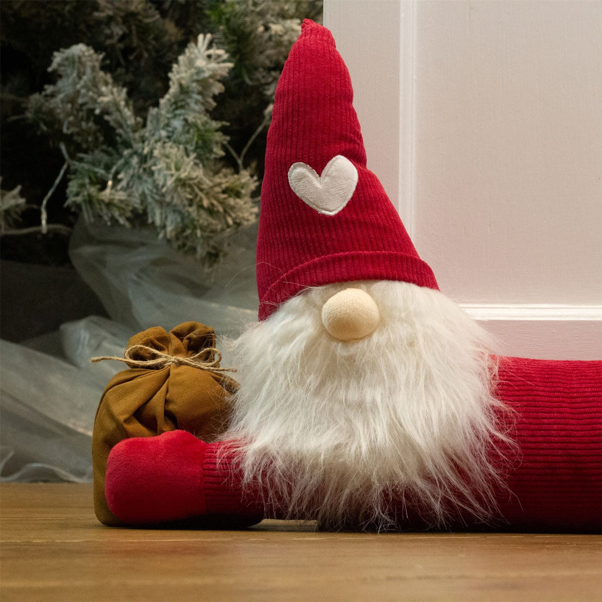 Christmas Gonk Draught Excluder | Nordic Gnome Door Cushion Active Excluder 85cm Draught Excluder - Tophatter Daily Deals