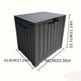 Outdoor Storage Box Lockable Plastic Deck Organizer Outdoor Storage Boxes - Tophatter Daily Deals