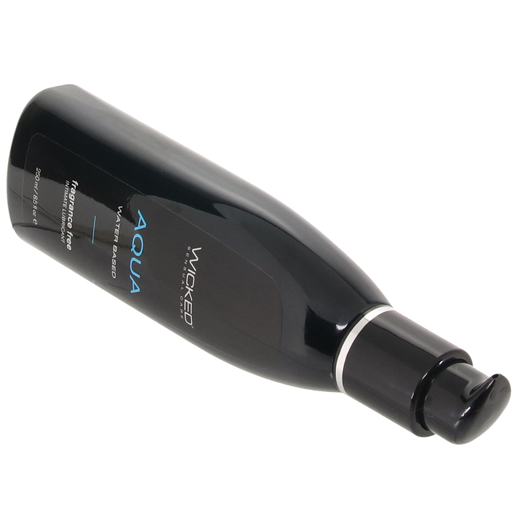 Aqua Fragrance Free Water Based Lube in 8.5oz/250ml Lubes and Lotions > Water Based Sex Lubes - Tophatter Daily Deals
