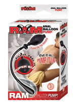 Ram Black Anal Balloon Pump with Safety Release Valve and Bulb > Anal Range > Tunnel and Stretchers - Tophatter Daily Deals