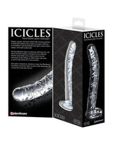 Icicles No 60 (Clear) – Elegant Glass G-Spot Massager > Glass > Dildos - Tophatter Daily Deals