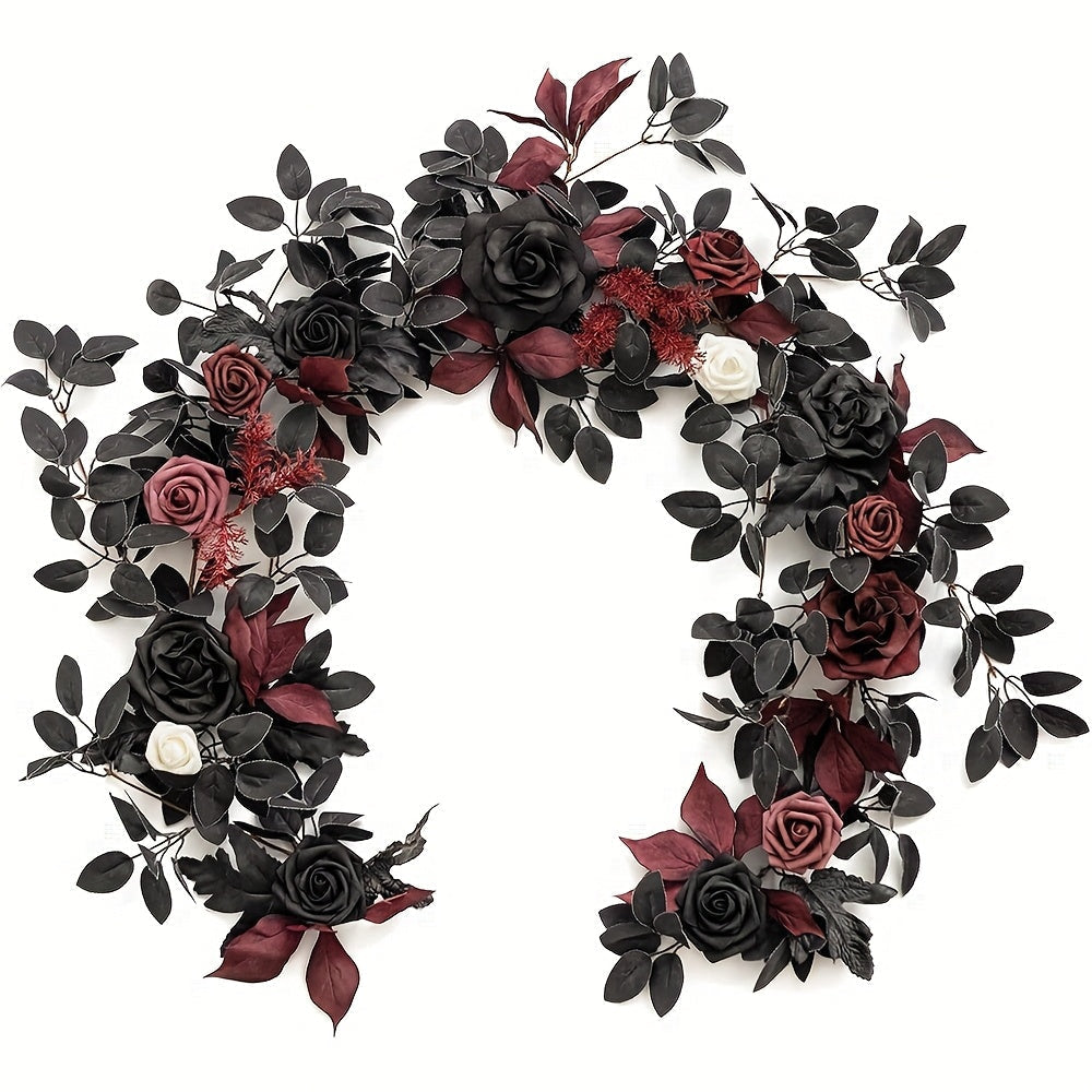 Halloween Artificial Garland Rose Vine Halloween - Tophatter Daily Deals