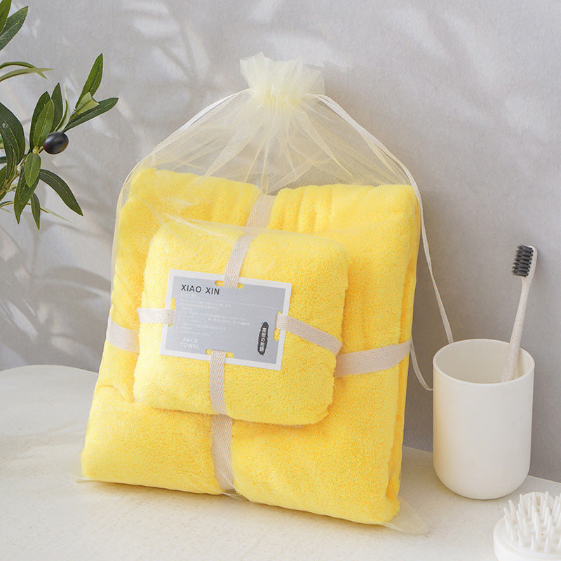 Absorbent Bath Towel For Mother And Child 30style 70x140 plus 34x74 0 - Tophatter Daily Deals