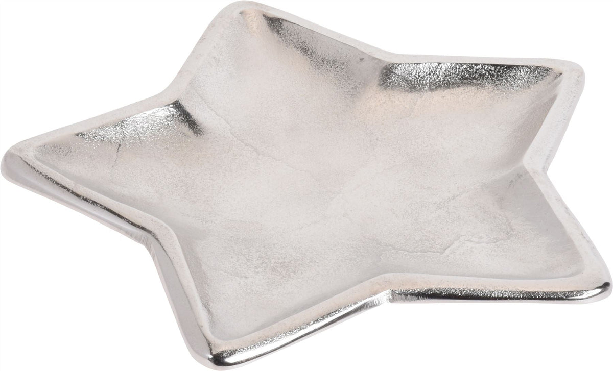 Stunning Silver Metal Candle Tray Tealight Holder Display Plate 35cm Tray - Tophatter Daily Deals