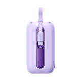 10000 Mah Comes With Cable Large Capacity 22.5W Fast Charge Mobile Power Supply Purple 0 - Tophatter Daily Deals