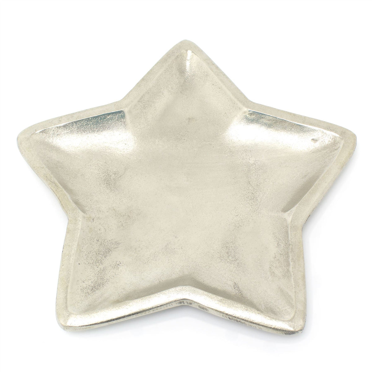 Stunning Silver Metal Candle Tray Tealight Holder Display Plate 35cm Tray - Tophatter Daily Deals