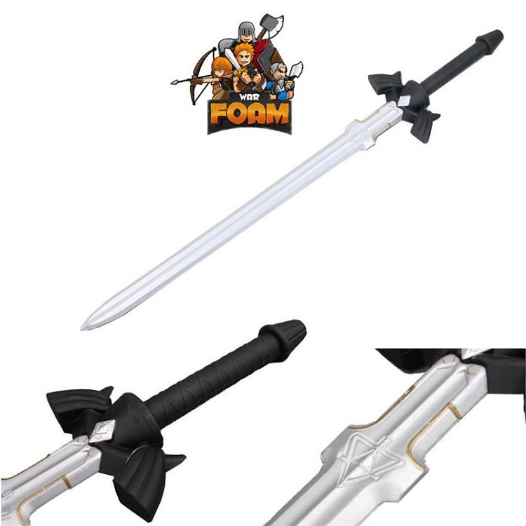 Dark Link Legend Of Zelda Master Sword Replica Foam Cosplay LARP Full Size - TOPHATTER'S ARMORY DEALS Collectible Weapons - Tophatter Daily Deals
