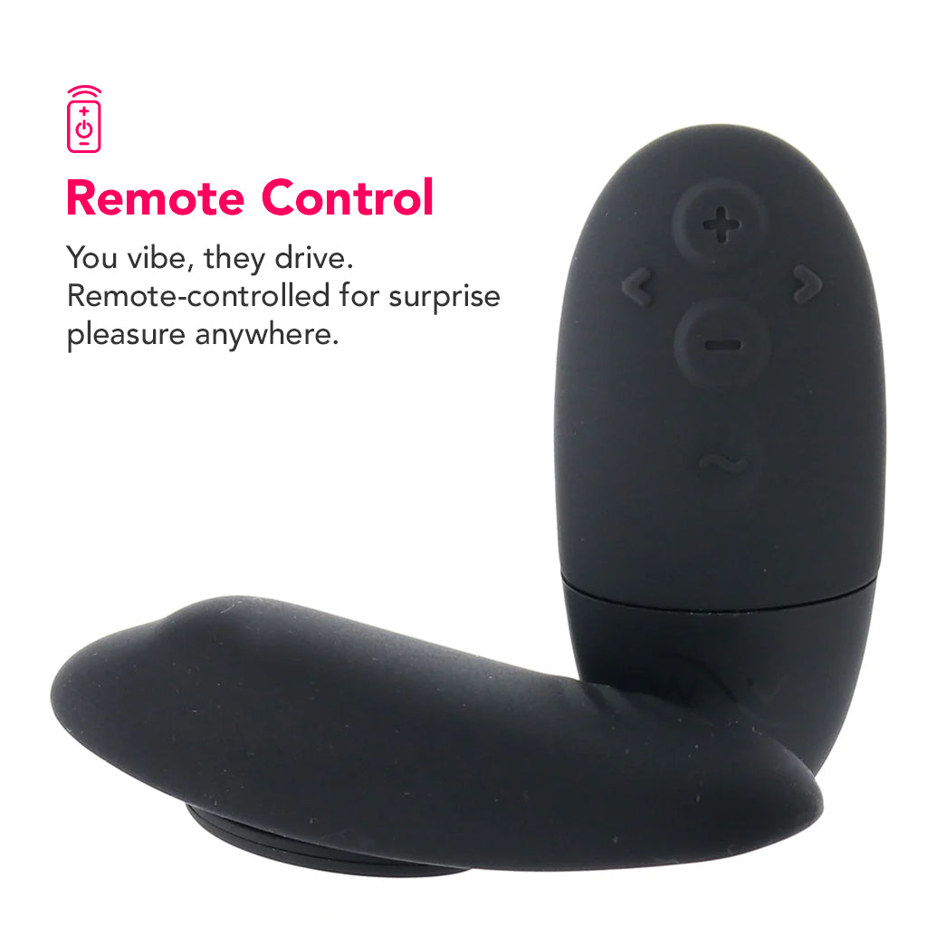 We-Vibe Moxie+ Wearable Clitoral Vibe in Satin Black Vibrators > Wearable & Panty Vibrators - Tophatter Daily Deals