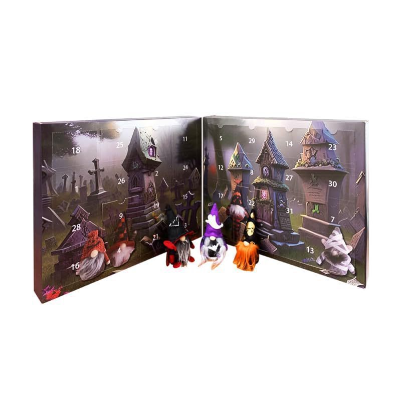 Halloween Puzzle Countdown Advent Calendar 24 Days Of Fun 3D Changing Face Moving Picture Frame - Tophatter Daily Deals