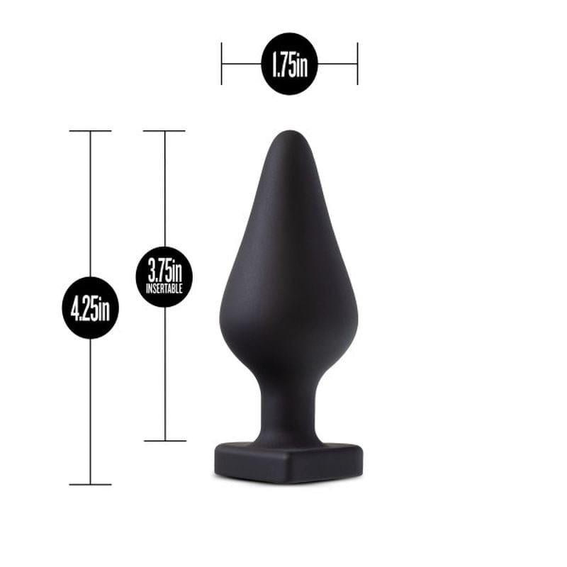 Temptasia Heart-Shaped Butt Plug Black > Anal Range > Butt Plugs - Tophatter Daily Deals