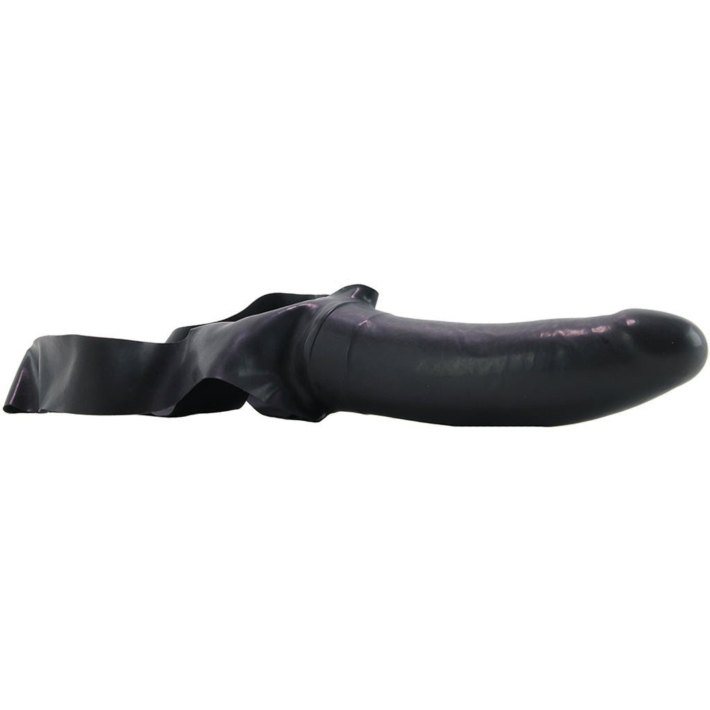 Accommodator Chin Strap-On Dildo in Black - Tophatter's Adult Products Dildo Sex Toys > Strap-On and Harnesses - Tophatter Daily Deals