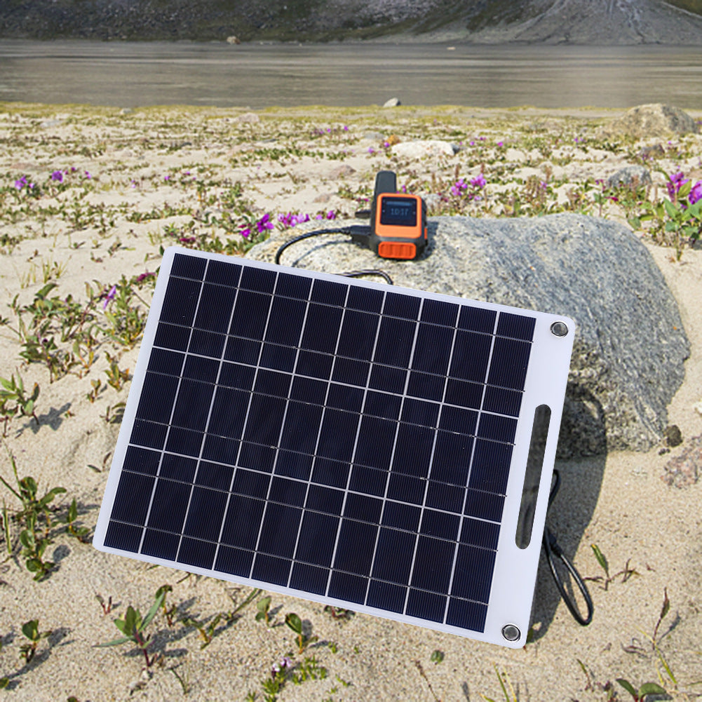 13W 5V Outdoor Mobile Phone USB Solar Flexible Charging Board 0 - Tophatter Daily Deals