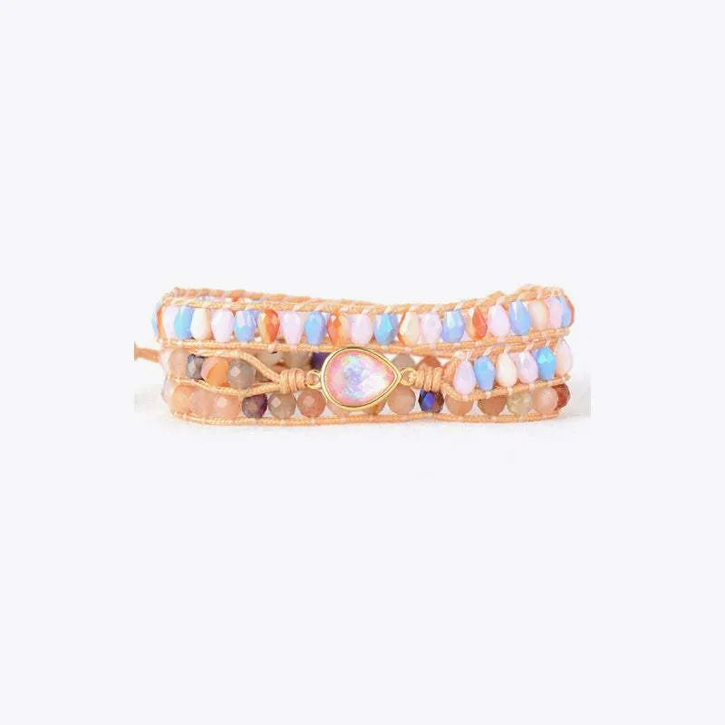 Opal Beaded Bracelet Multicolor One Size Bracelets - Tophatter Daily Deals