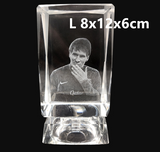 3D Laser Square Crystal Photo Frame With Love Custom Glass Cube Single portrait L 8x12x6cm 7 - Tophatter Daily Deals