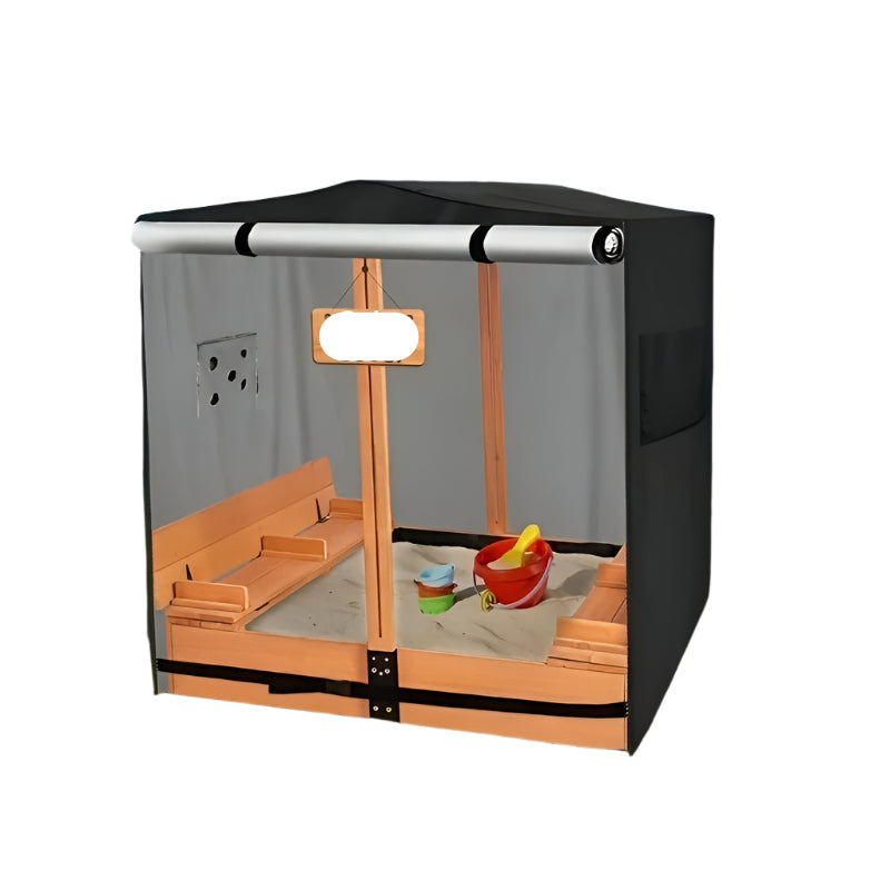 420D Sandbox Cover with Roof and Bench Baby & Kids > Baby & Kid's Toys > Outdoor Play Equipment - Tophatter Daily Deals