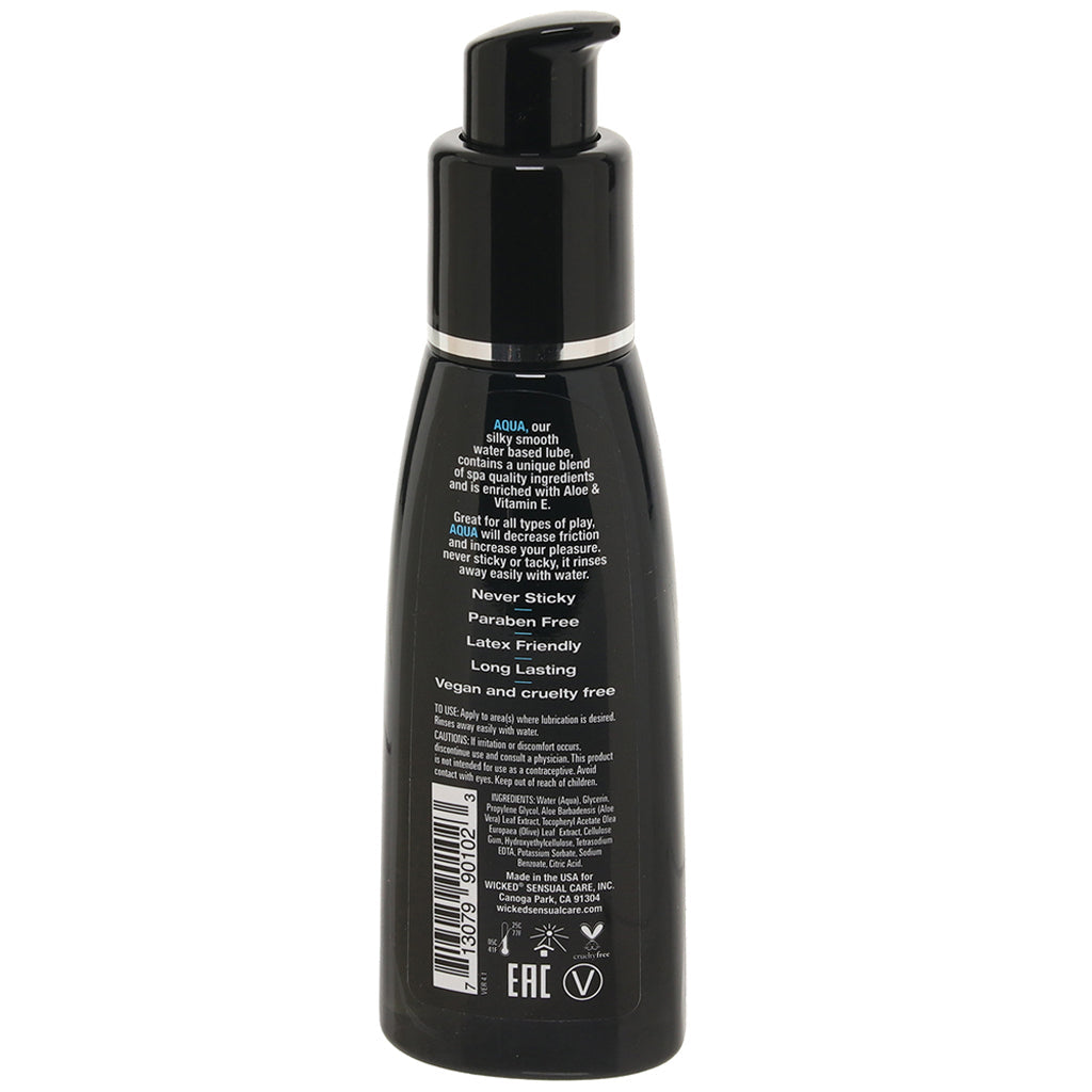 Aqua Fragrance Free Water Based Lube 2oz/60ml Lubes and Lotions > Water Based Sex Lubes - Tophatter Daily Deals