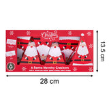 Set of 6 Santa Crackers with Would You Rather Game | Novelty Christmas Crackers Christmas Cracker - Tophatter Daily Deals