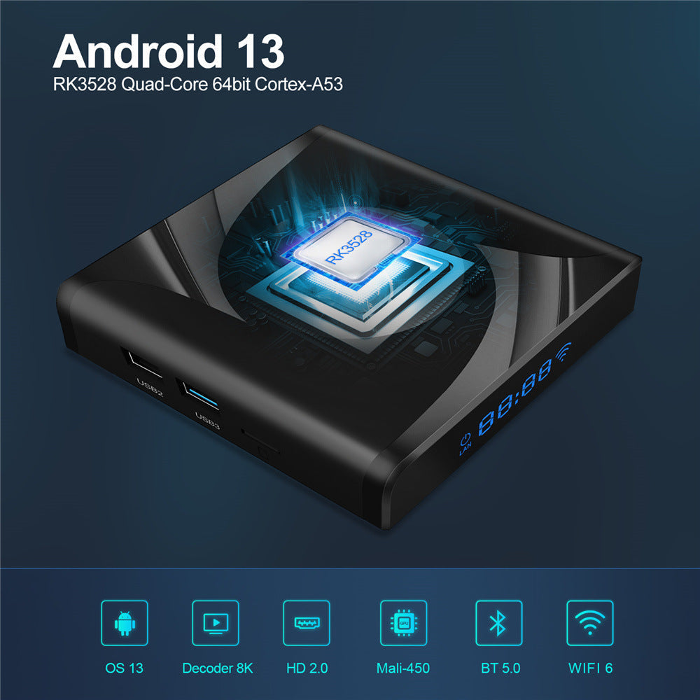 BOX TV BOX WiFi6 Bluetooth 8K X88 PRO 13 0 - Tophatter Daily Deals