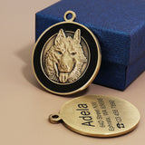 Anti-lost Card Dog Identity Tag Dog Tag Metal Lettering Cat Tag Husky Fato 7 - Tophatter Daily Deals