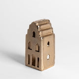 Gold Metal House Shaped Tealight Candle Holder | Christmas Tea Light House Candle Holder - Tophatter Daily Deals