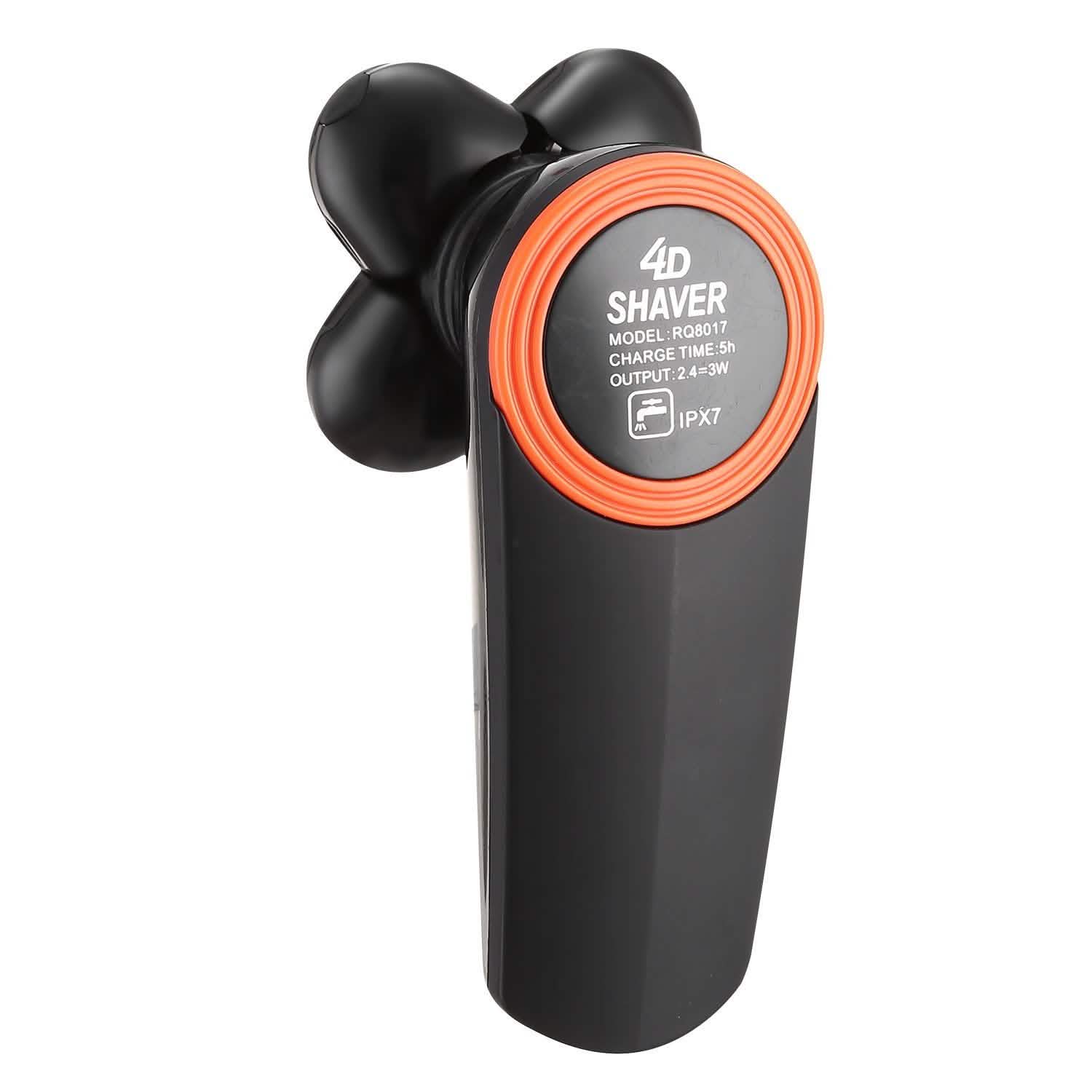 4D Electric Shavers Razor IPX7 Rechargeable Beard Trimmer Men's Grooming - Tophatter Daily Deals