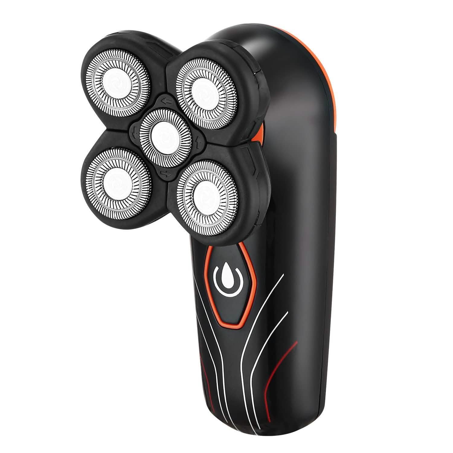 4D Electric Shavers Razor IPX7 Rechargeable Beard Trimmer Men's Grooming - Tophatter Daily Deals