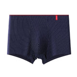 Antibacterial Boxers Boys Cotton Plus Size Men's Shorts Navy Blue 0 - Tophatter Daily Deals