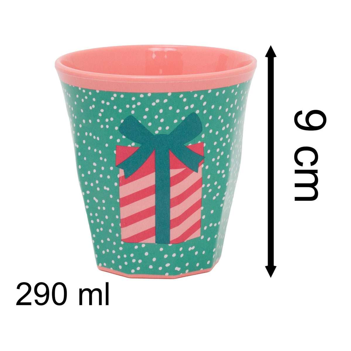 Set of 6 Children's Christmas Beaker | Festive Kids Cup with Christmas Character Design | Plastic Tumbler - 290ml Party Cups - Tophatter Daily Deals