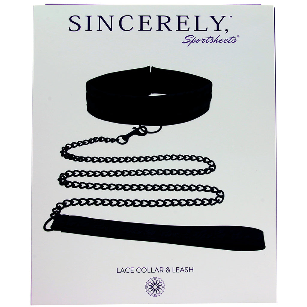Sincerely Lace Leash & Collar - Tophatter's Adult Products Bondage and Fetish > Leashes and Collars - Tophatter Daily Deals