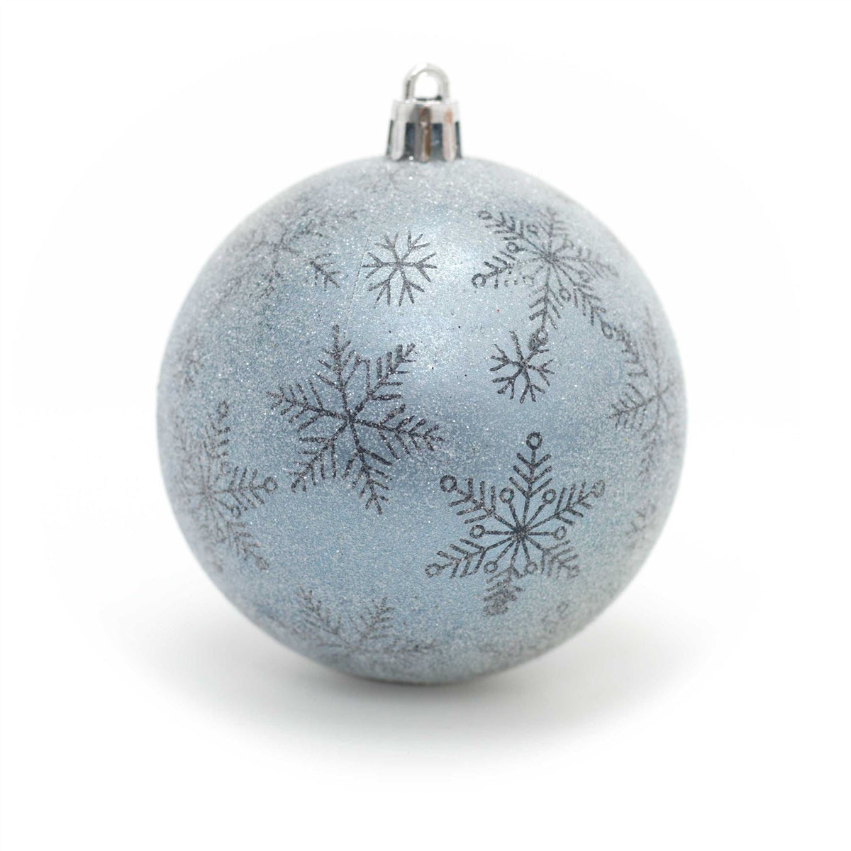 6 Piece Frosted Blue Christmas Baubles | Christmas Tree Decorations | Blue Xmas Baubles Christmas Decor Baubles - Tophatter Daily Deals