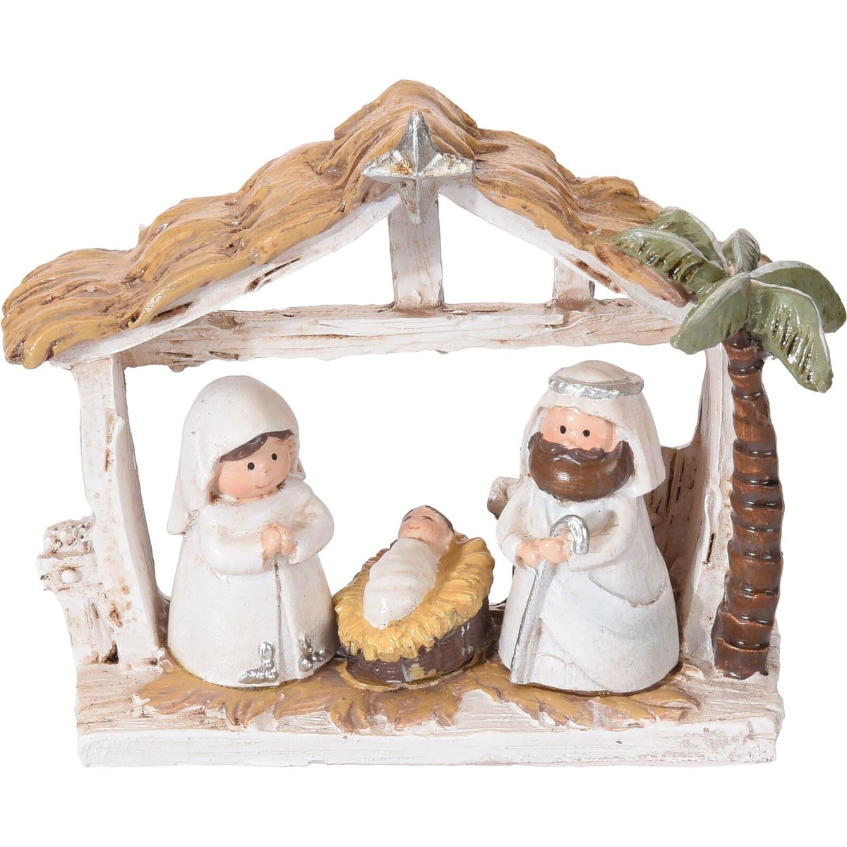 Mini Christmas Nativity Scene | Nativity Set with Baby Jesus, Mary & Joseph Nativity Set - Tophatter Daily Deals