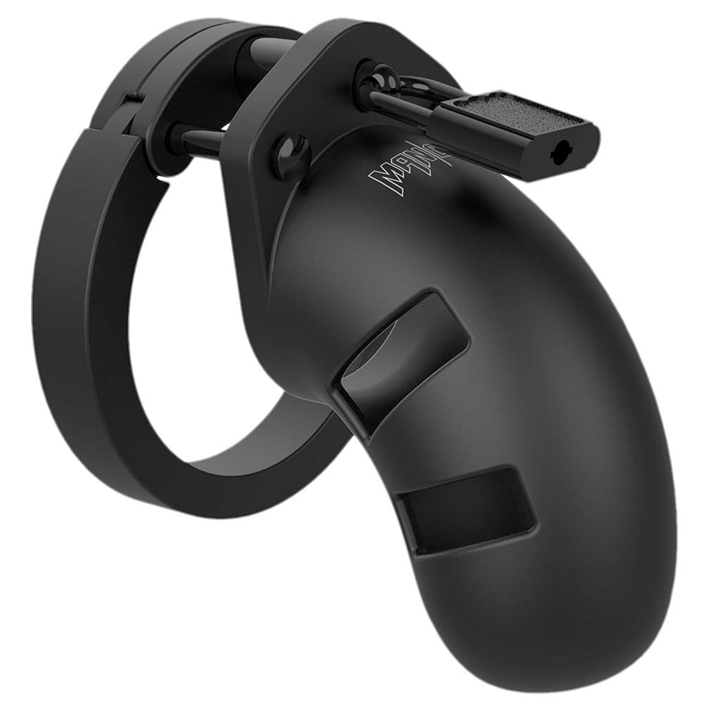 ManCage 20 3.5 Inch Silicone Cock Cage in Black Bondage and Fetish > Cock and Ball Devices - Tophatter Daily Deals